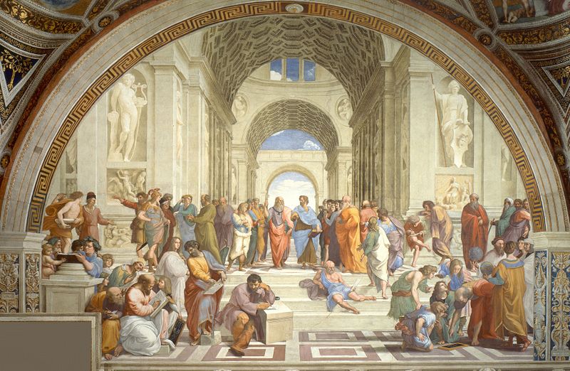 The School of Athens by Renaissance artist Raphael